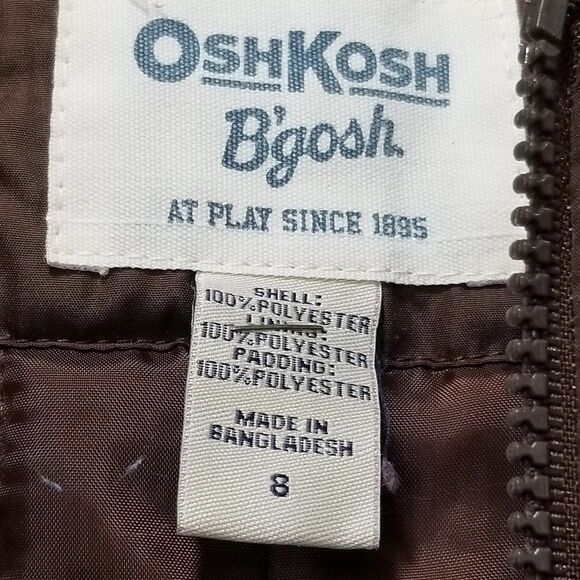 Oshkosh b'gosh bib overalls snowpants kids size 8 - Picture 2 of 10